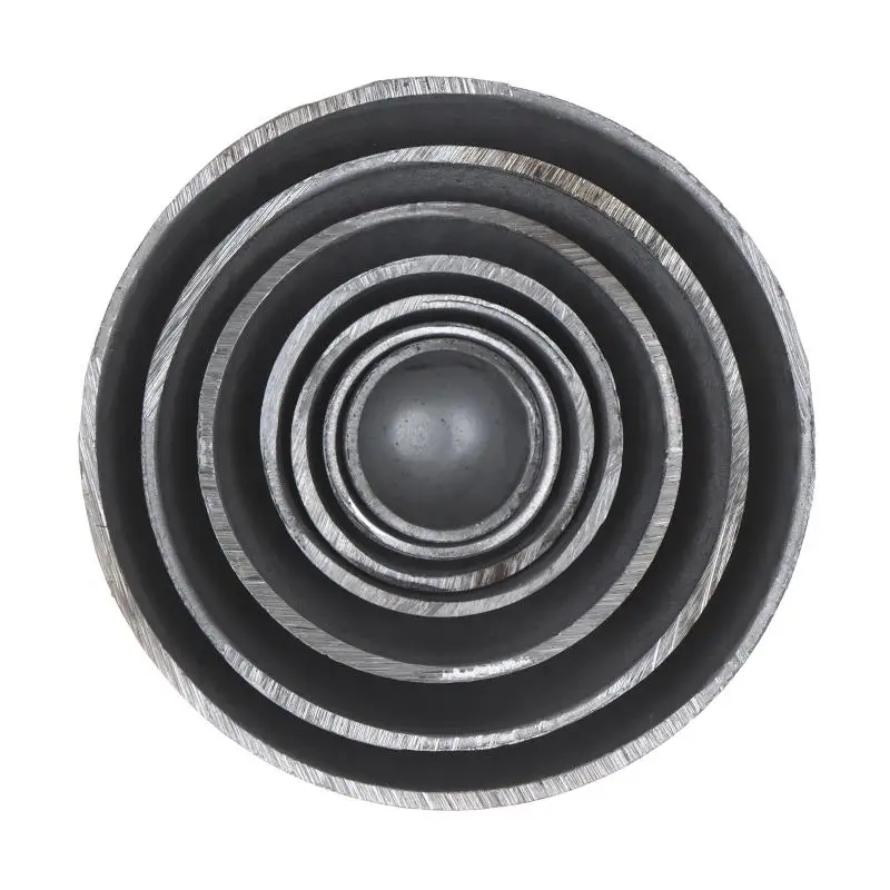 속이 빈 철 돔 용접 장식품 2개 1.5MM 두께 17-60MM 반구형 수제 철 예술 선물 제작용