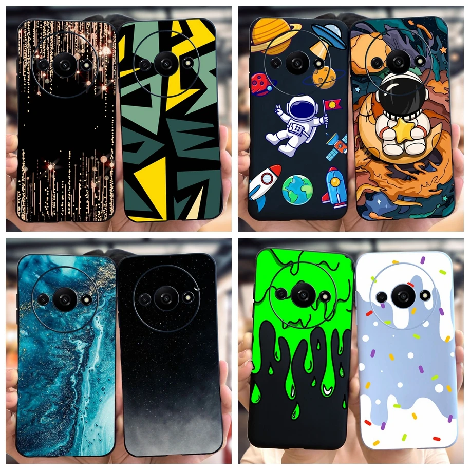 Shockproof Silicone Soft Case with Cute Astronaut Design
