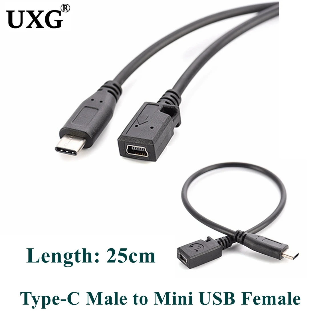 USB C to Mini USB 2.0 Adapter Type C Female to Mini USB Male Convert  Connector for GoPro MP3 Players Dash Cam Digital Camera GPS