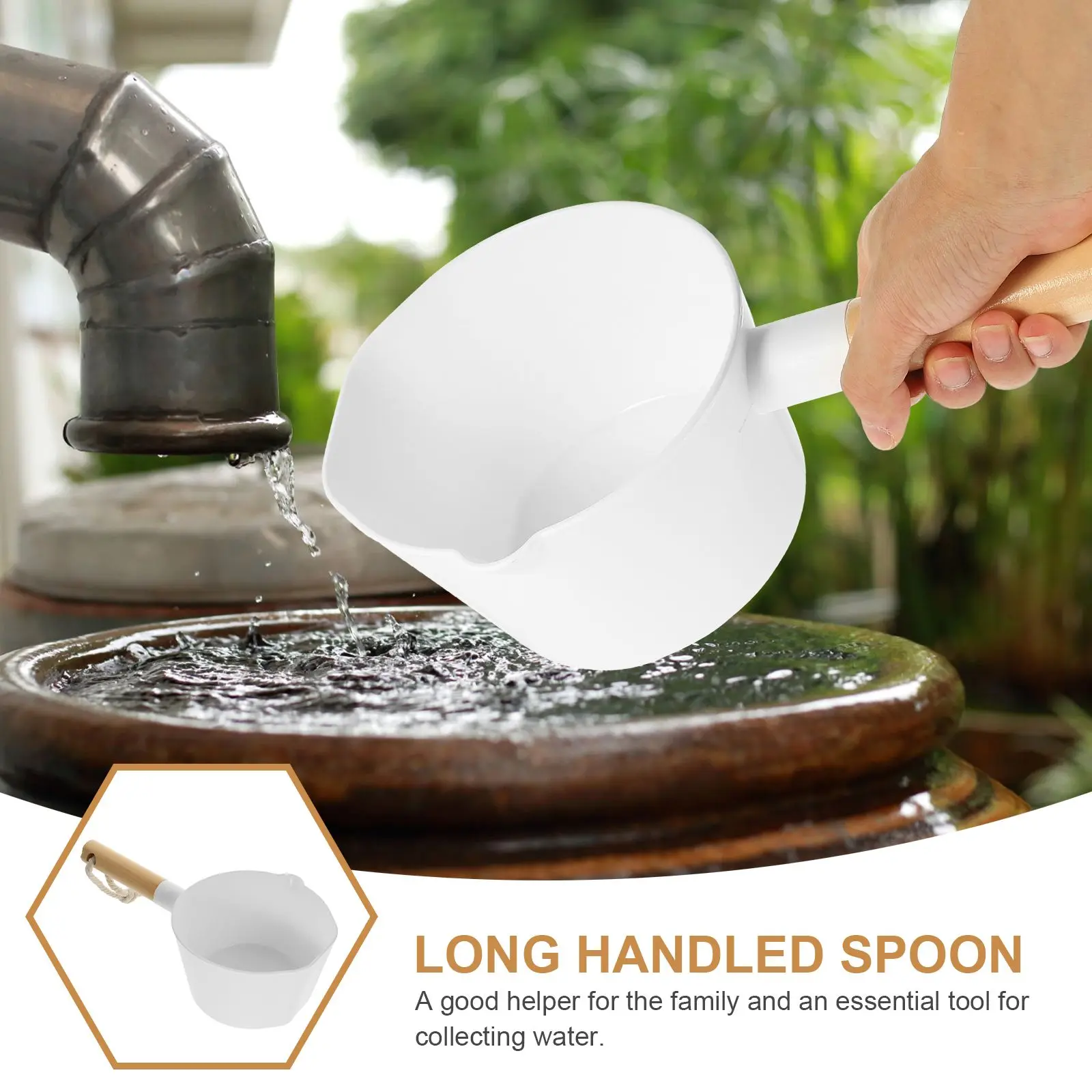 Sink Water Dipper Long Seal Rinse Handle Scoop Home Accessories Ladle Bailer Mini