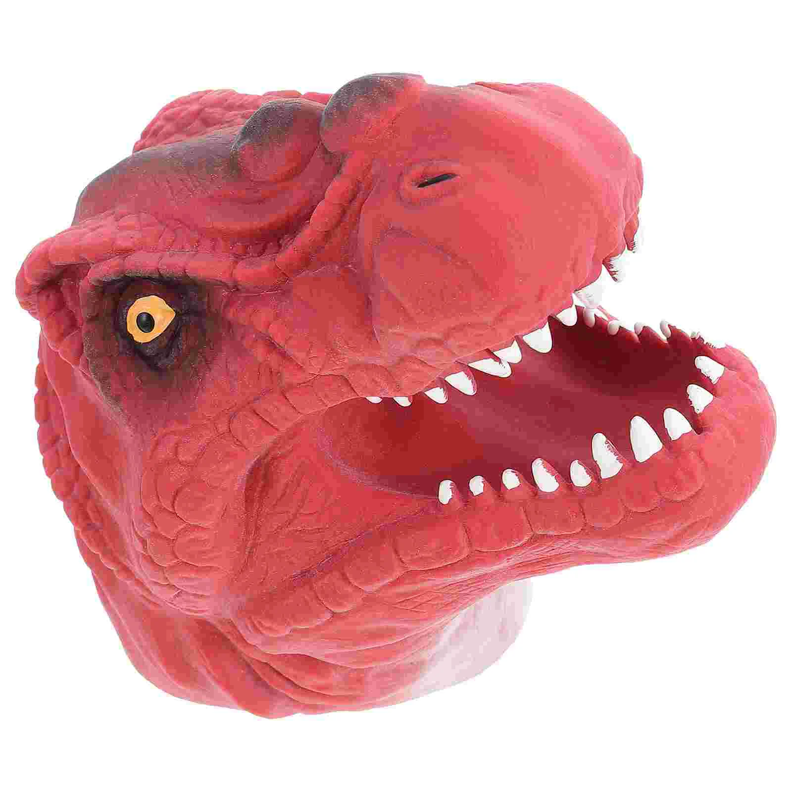 

Dinosaur Hand Puppet Mini Toys Kid Finger Head Dolls Interactive Puzzle Puppets Toddler
