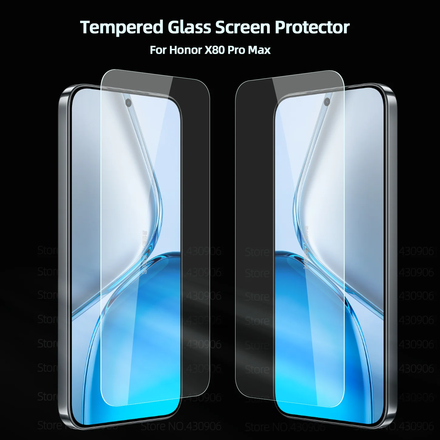 Premium Transparent Tempered Glass Screen Protector – High Quality 2.5D 9H