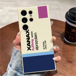 XANAX Chill Pill Phone Case - Relaxing Design for Samsung A72 (WBGDB-296MF250418101)