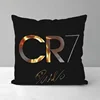 Room Decor Short Plush Throw Pillows Duplex Printing Custom Pillow Pillowcase CR7 Cristiano Ronaldo Cushion Cover 45*45 Cushions 1