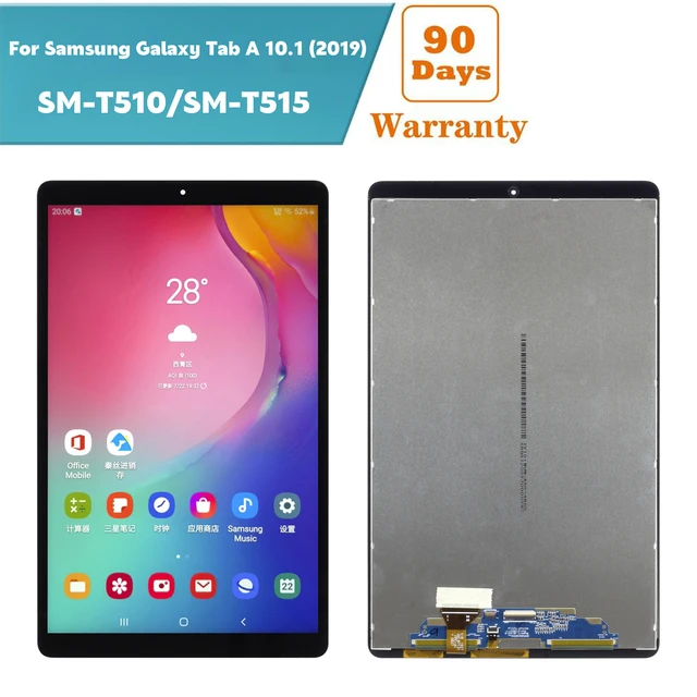 Samsung Galaxy Tab A 10.1 2019 SM-T510 T515 LCD Touch Screen Digitizer  Assembly