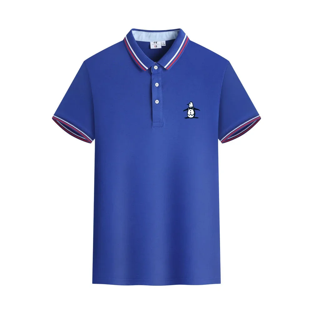 Polo Shirt Mens Shirts New Munsing Wear Men's Summer Polo Fashion Sports Leisure Men's Golf Clothing