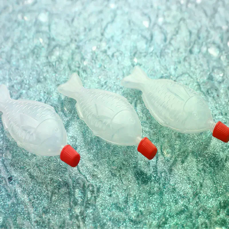 10Pcs 물고기 모양의 8.5ml 간장 일회용 소스 병 스시 조미료 병 식초 병 향신료 병 포장 병