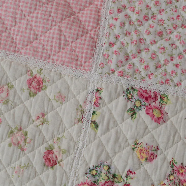 Handgemachte Baumwoll geste pp decke auf dem Bett, Patchwork-Bett decke, Kissen bezüge, gepolsterte Bett bezug, Plaid, Home, Sommer decke – Detail 15