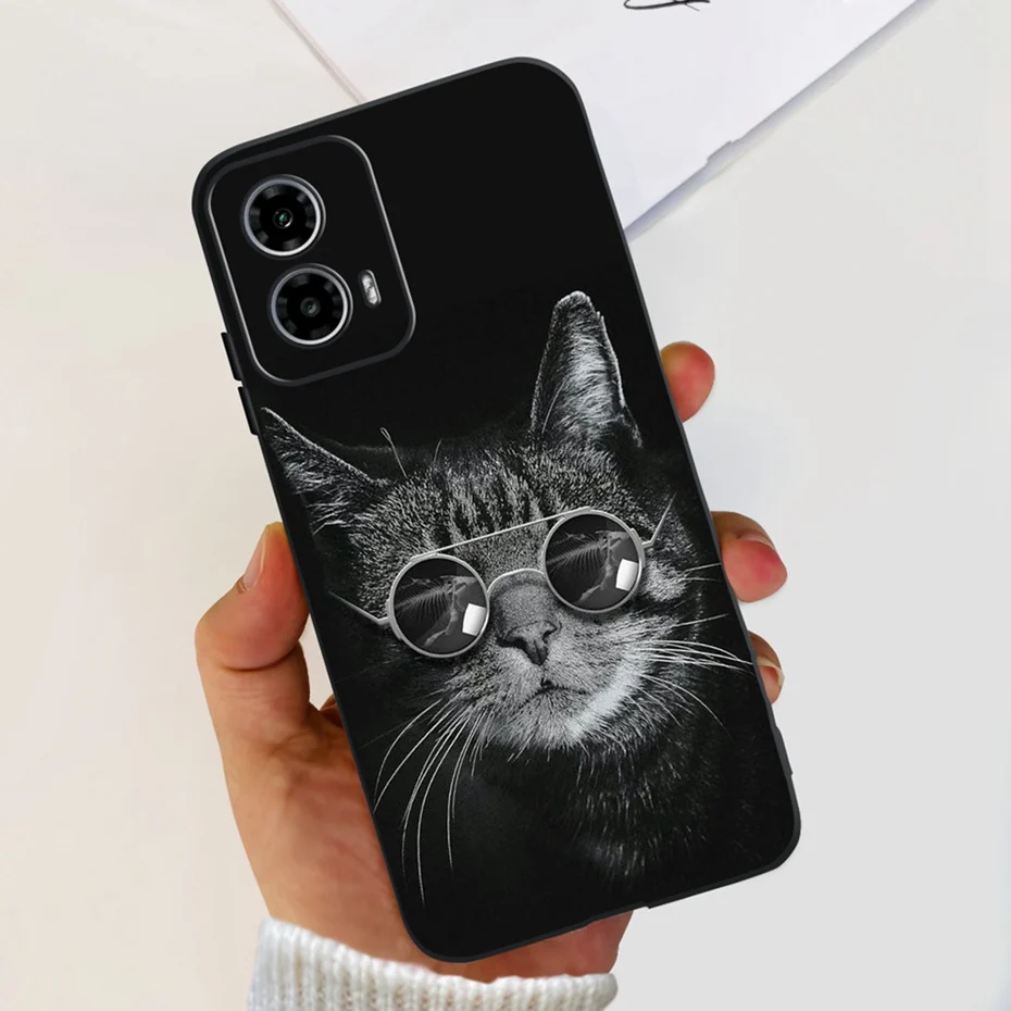 Cute Love Pattern Soft Silicone Phone Case - Stylish & Durable Back Cover