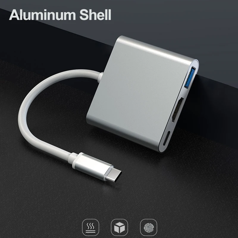 USB C HUB Type-C to HDMI Adapter 4K30Hz PD100W SD TF Dock USB-C 3.1 Splitter for MacBook iPad Pro Air Huawei USB 3.0 HUB