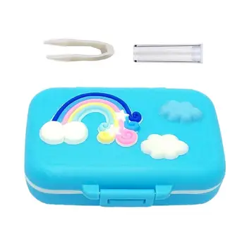 Baby Teeth Keepsake Box, Colored Tooth Holders, Container Organizer for Lost Teeth, Teeth Lanugo Storage Saver 2