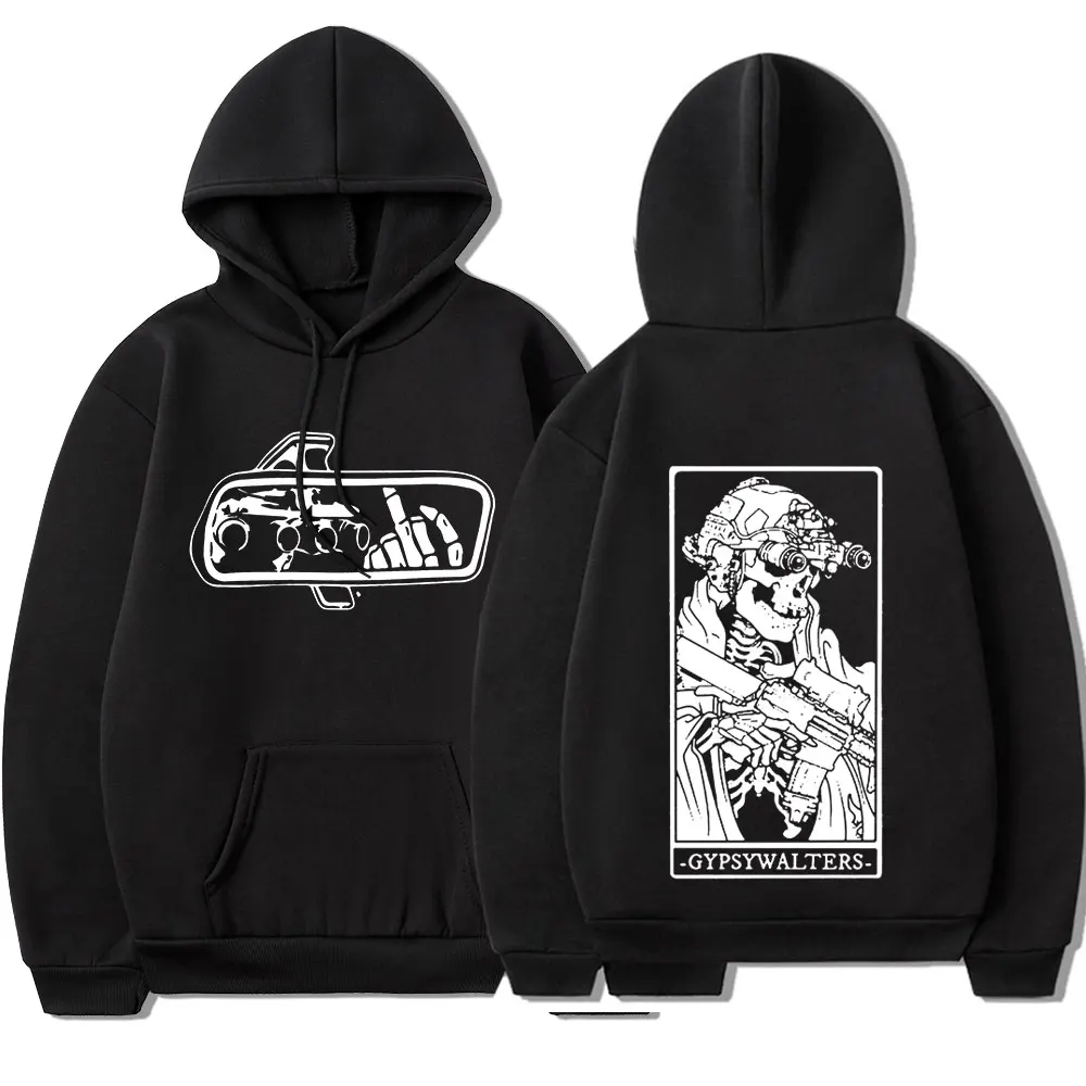 thumbnail image 1 of Sudadera con capucha con estampado de esqueleto Vintage para hombre, ropa de calle de gran tamaño, sudaderas con capucha de Grupo de Observación Forward GYPSYWALTERS, 1 of 4