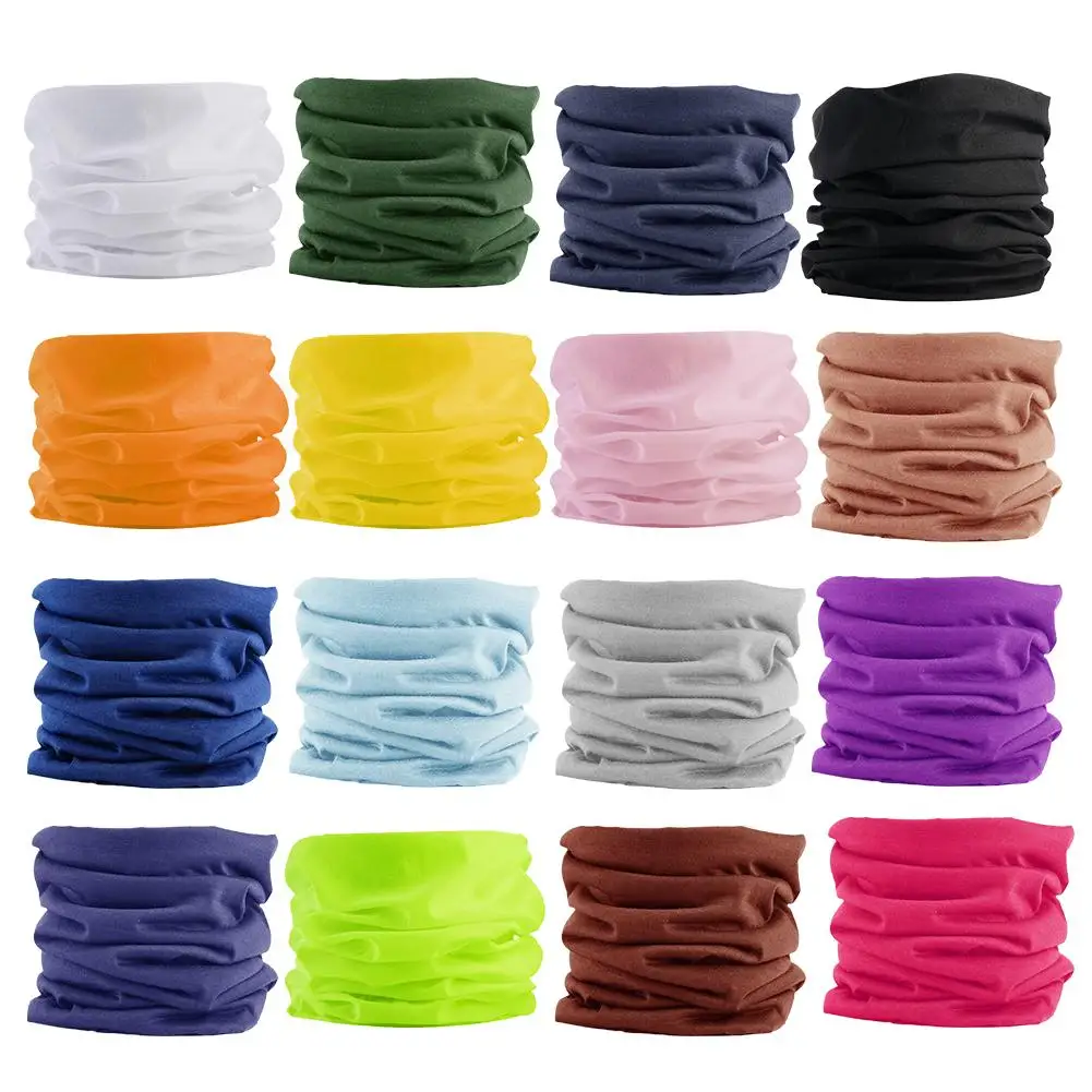Färben Farbe Hals Gamasche Männer Frauen einfaches Bandana multifunktion ales Kopftuch wind dichte Gesichts schutz nahtlose Rohr Snood Wärmer – Detail 17