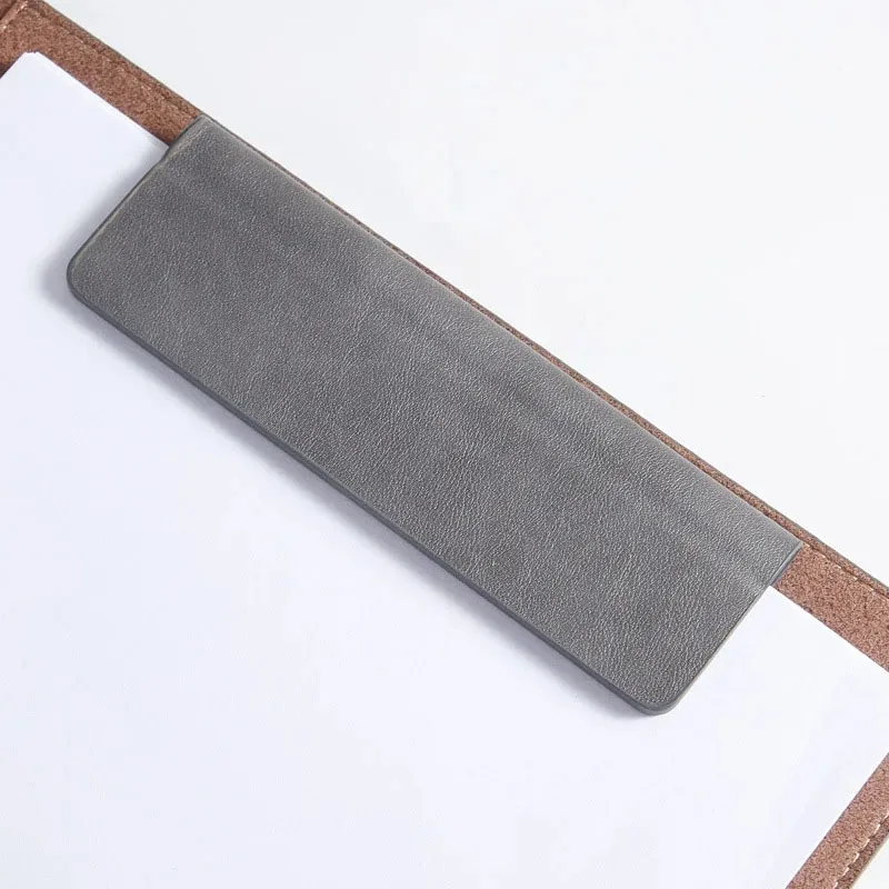 Cartella Portadocumenti in Pelle Nera A4 per Conferenze con Clipboard Magnetico - immagine 4