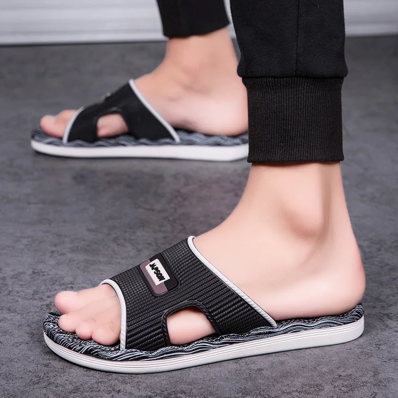 Men's Slippers EVA Flip Flops Soft Casual Summer Indoor bathroom Slides