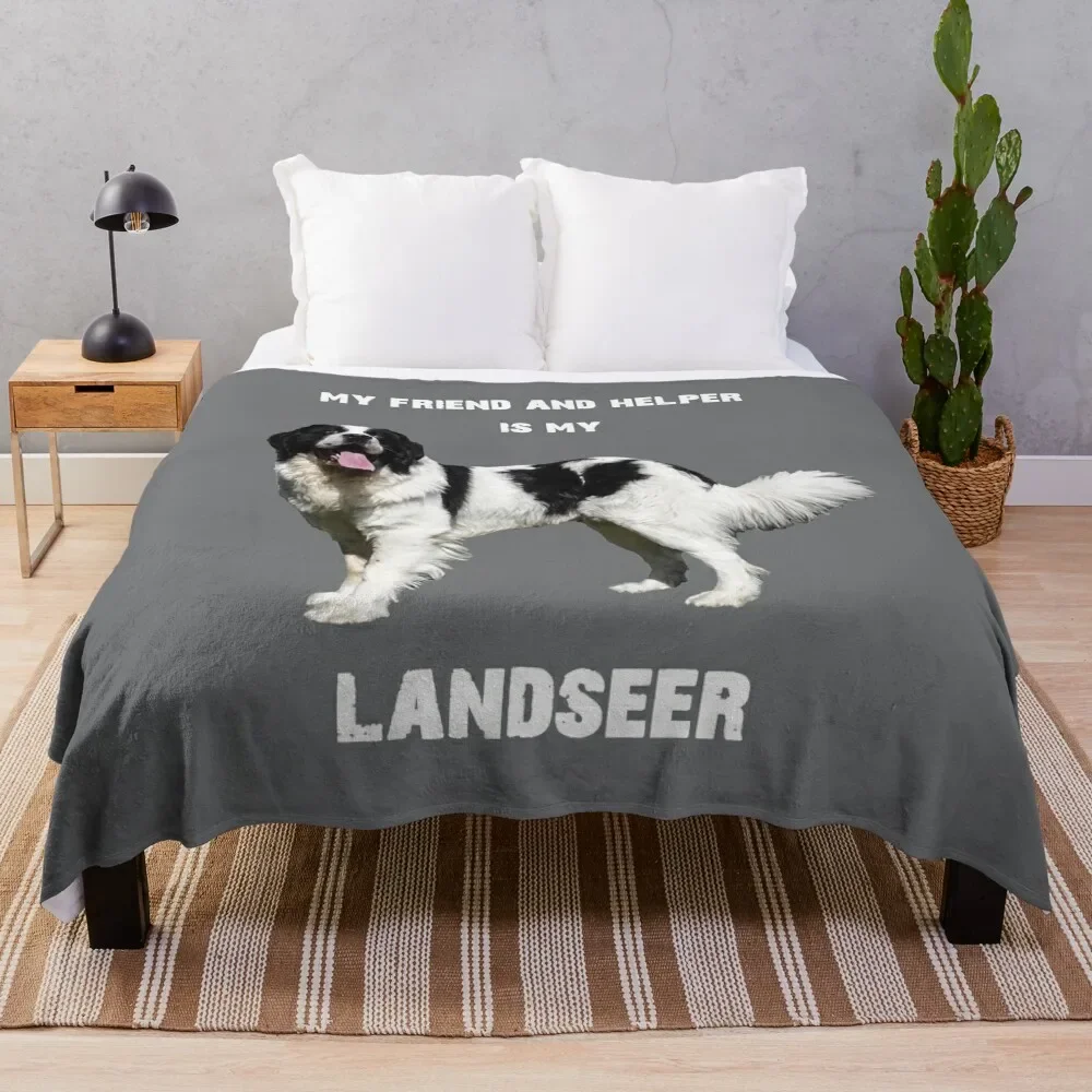 

My best friend and helper is my Landseer Throw Blanket Thin Baby Blankets