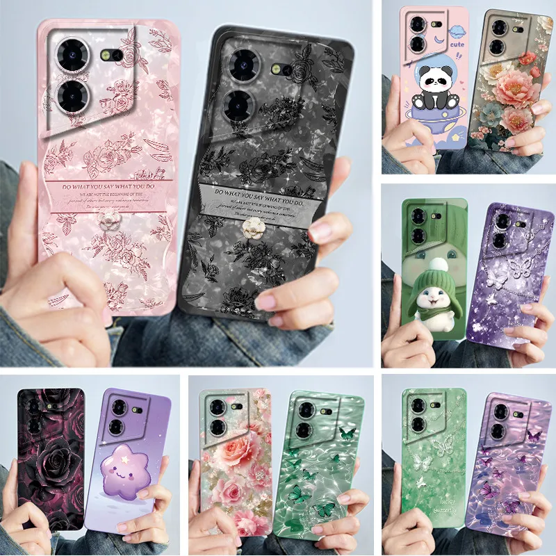 Shockproof Oil Painting Phone Case - Fashionable and Simple Protective Cover