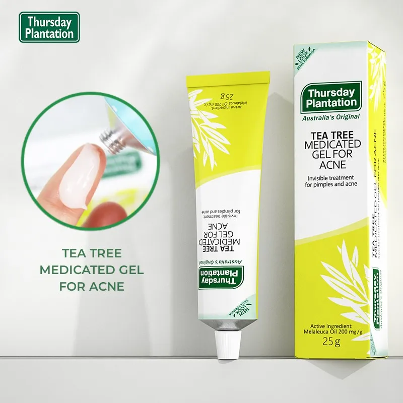 Thursday Plantation Tea Tree Medicated Gel Remove Acne Pimples Unblock