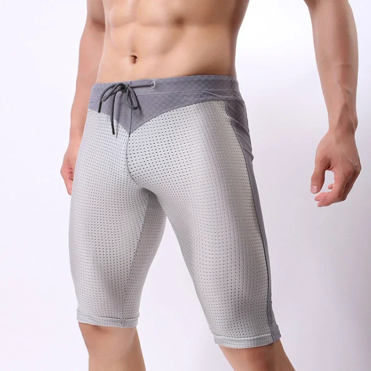 Men Running Tights Compression Shorts Leggings Sportswear Gym Fitness Sport Basketball Yoga Training Athletic Jogging