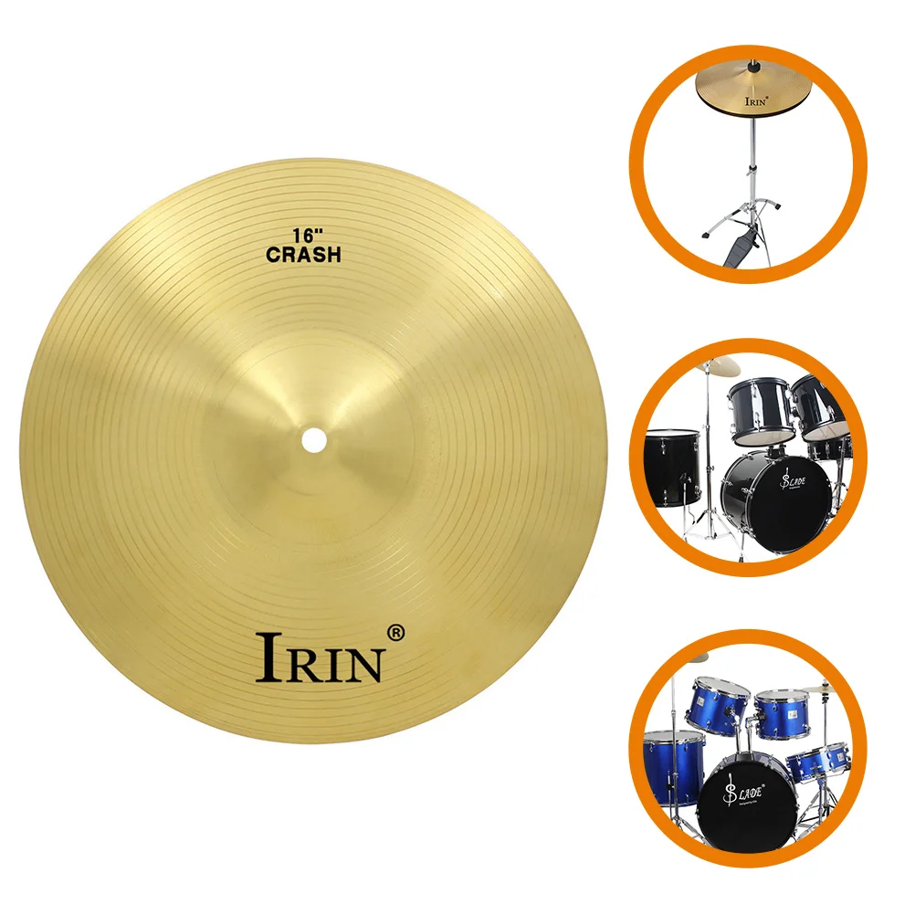 

Cymbal Drumkit Jazz Drum Cymbal Music Instrument Beginners Professional Performance Accessory for Drum Player 8/10/12/14/16 Inch