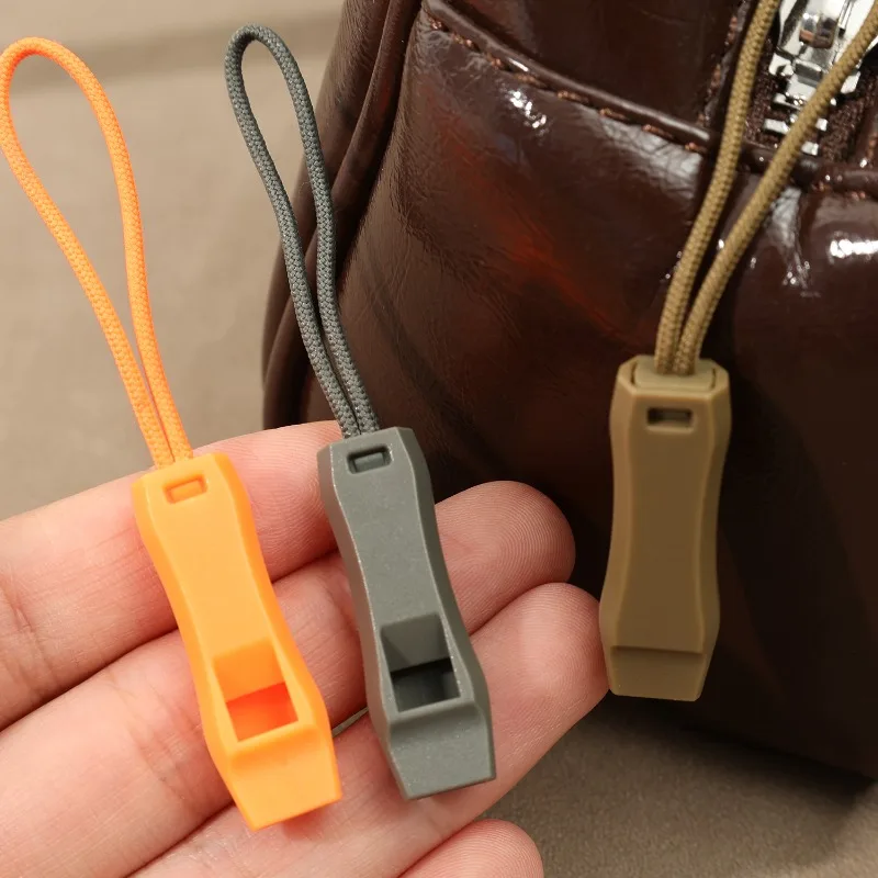 Enhanced Outdoor Survival and Sport Whistle with Anti-Loss Clip