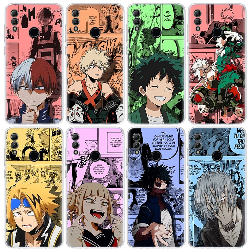 Anime My Hero Academy Mha Soft Phone Case For Huawei Honor 10 Lite 9 8s 8x 9x Y5 Y6 Y7 Y9s P Smart Z 19 7a 7x 8a Pro Coque Aliexpress