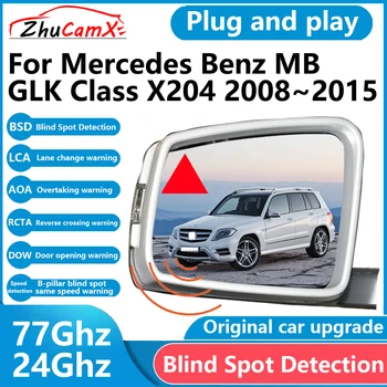 for Mercedes Benz MB GLK Class X204 2008~2015 BSD Blind Spot Detection Sensor Radar Driving Warning System Plug and Play 1