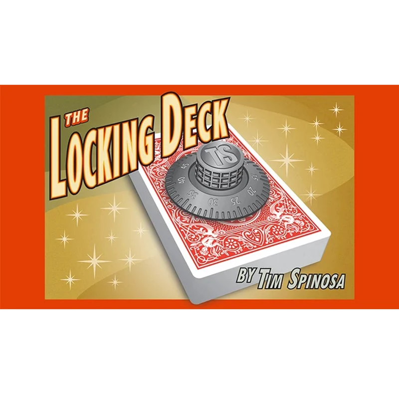 

The lock Deck (Gimmick + онлайн-инструкция) от Tim Spinosa Card Волшебные трюки магия волшебство фокус иллюзия
