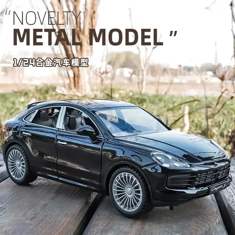 

Модель автомобиля в масштабе 1:24 Porsche Cayenne S Turbo SUV, модель автомобиля из сплава, металлическая Игрушечная модель автомобиля, имитация звука, Женская коллекция, подарок для детей F384