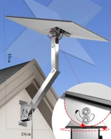 Starlink Gen 3 Wall Mount mounting Kit,Starlink V3 Pipe Adapter And Bracket,Suitable For Roof Top Exterior Wall Installation 1