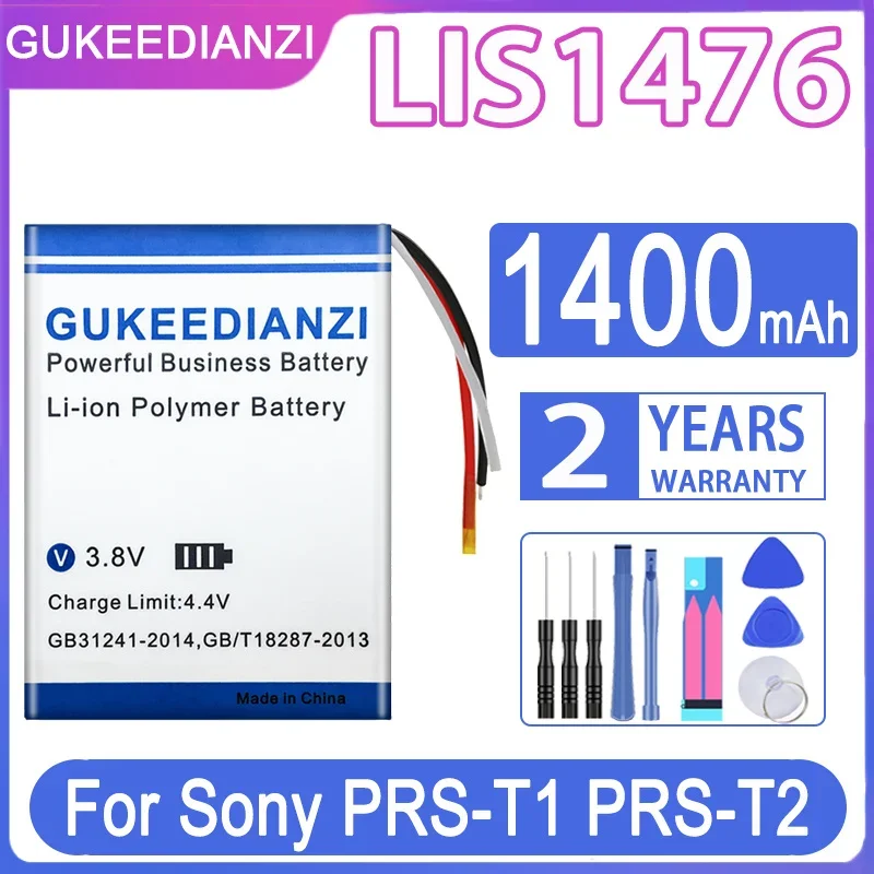 Gukeedianzi Batteria Lis1476 1400Mah Per Sony 1-853-104-11 Lis1476Mhppc (Sy6) Prs-T1 Prs-T2 Prs-T3 Prs-T3E Prs-T3S Batterie