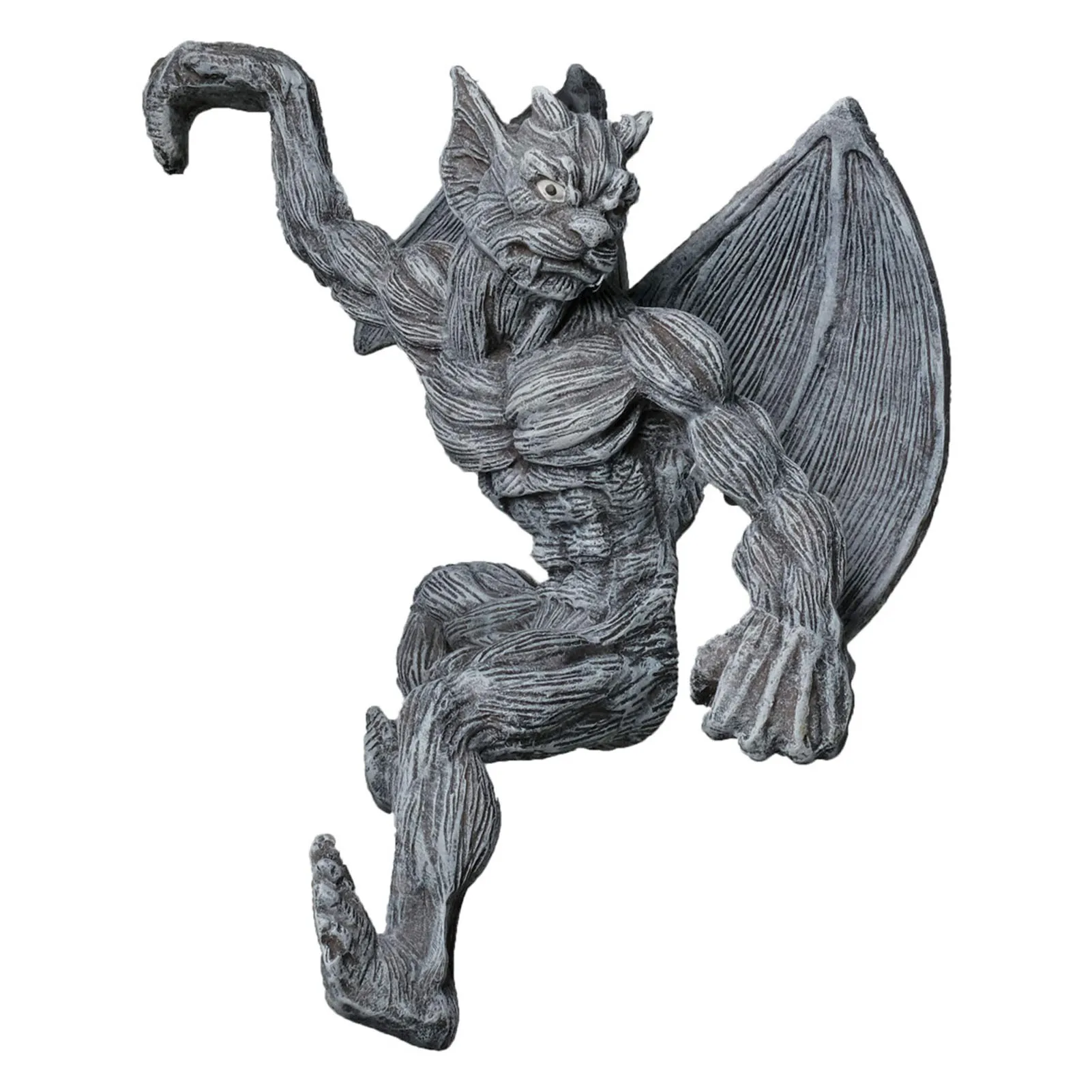 Statue Resin Sculpture Retro Gargoyle Ghost Statue Ornament Creative Innovative Home Decoration Wall Hanging Decor #WO