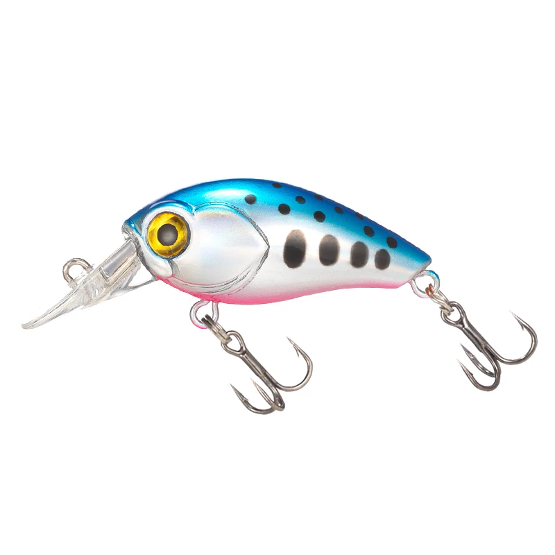 LTHTUG Medium Diving Mini Crankbait Fishing Lure Wobbler 35mm 3.5g Pesca  Floating Artificial Bait For Perch Club Trout Pike Bass