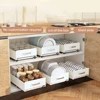 Non-Installation Kitchen Shelf Dish Organizer Cabinet Pull-out Rack Multifunctional Spice Bowls Chopsticks Racks Under Sink 4