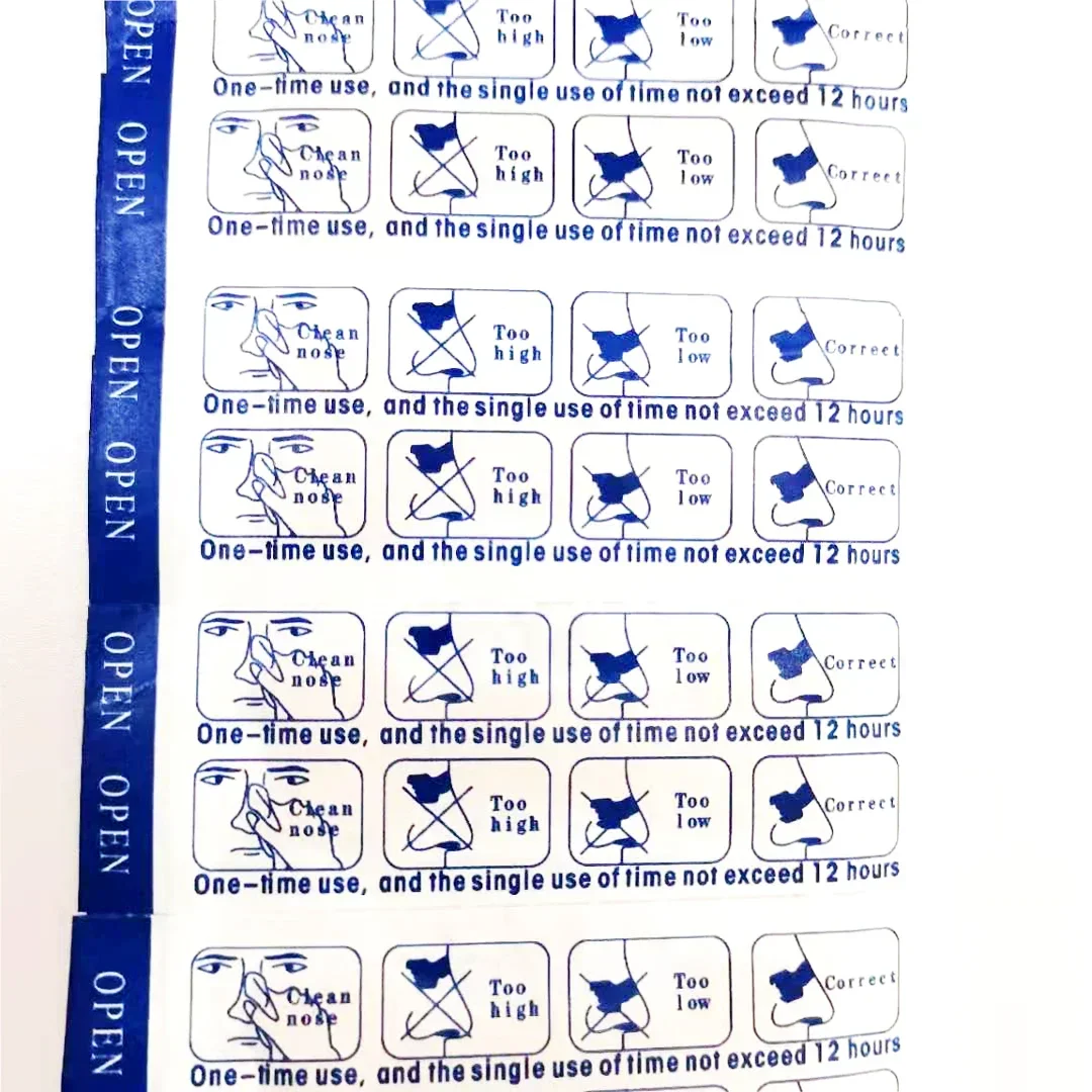 100-300PCS Breath Nasal Strips Right Aid Stop Snoring Nose Patch Good Sleeping Patch Product Easier Breath Random Pattern 5