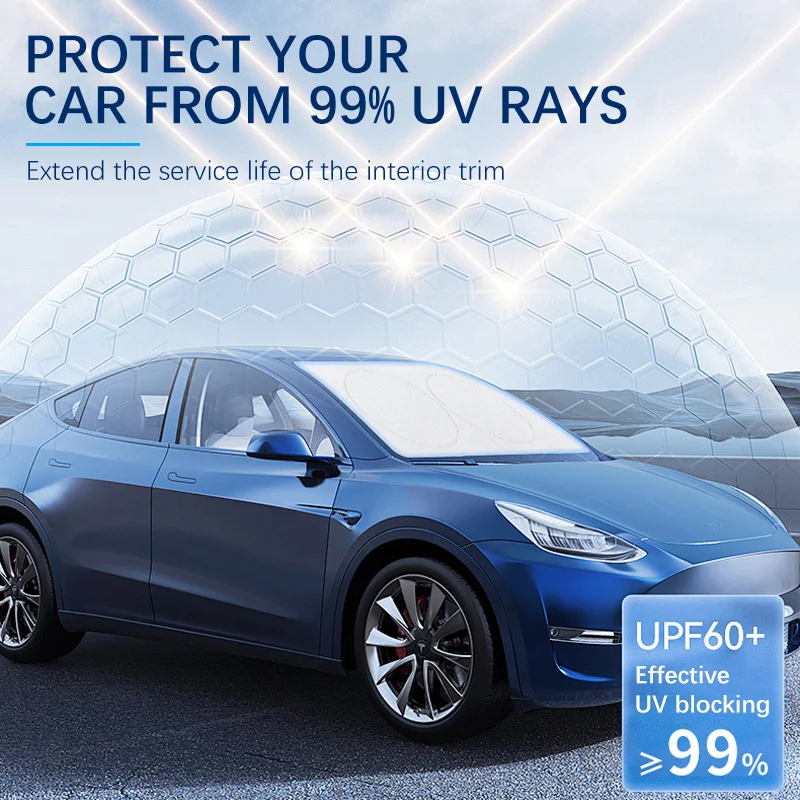 Windshield Sun Shade Car Windshield SunShade Sun Visor Foldable Parasol Blocks UV Rays KIA Carnival Sedona KA4