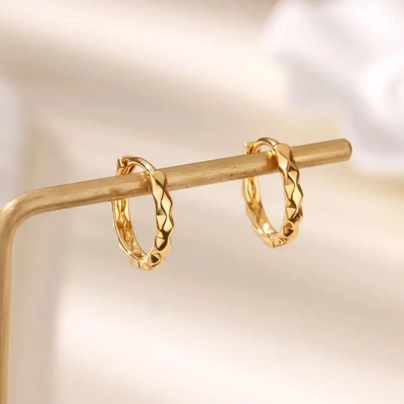 Irregular Lines Hoop Earrings For Women
