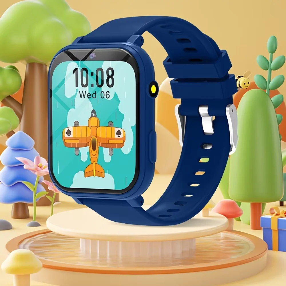 Children's Smart Watch with 1.83-Inch Full Touch Screen and Stress-Relief Games