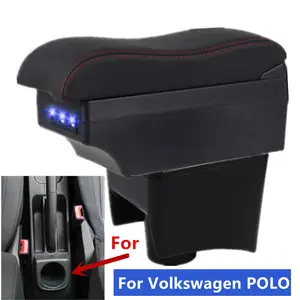 Auto Hinten Sitz Armlehne Box Anti-Kick Matte Für Volkswagen VW Polo Plus  MK4 2019 2020 2021 2022 Luft conditioner Outlet Protector - AliExpress