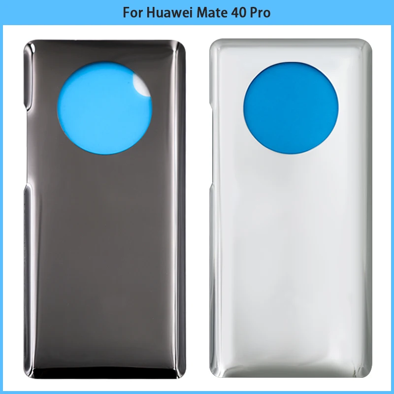 

10PCS New AAA For Huawei Mate 40 Pro Battery Back Cover Rear Door 3D Glass Panel Mate40 Pro Housing Case Glass Cover Replace