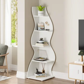 5-Tier Corner Bookshelf 1