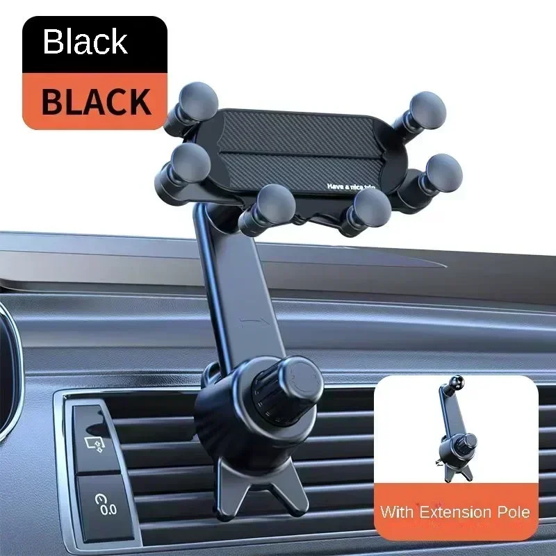 Universal Hands-Free Auto-Locking Car Vent Phone Holder