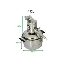 10L Water Alcohol Distiller Home Small Brew Kit Still Wine Making Brewing Machine Distillation Equipment 2