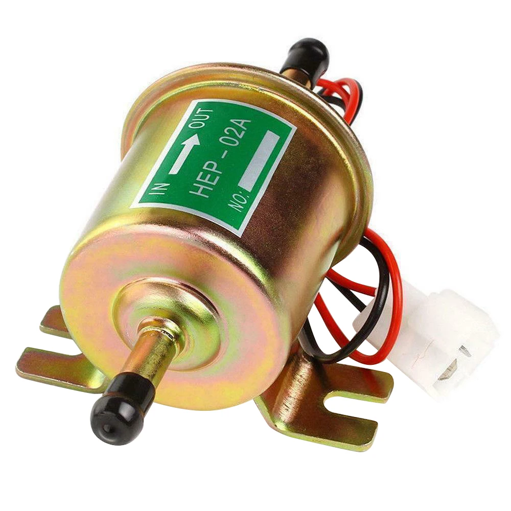 

Universal 12V Fuel Pump HEP-02A Electric Low Pressure Crude Oil