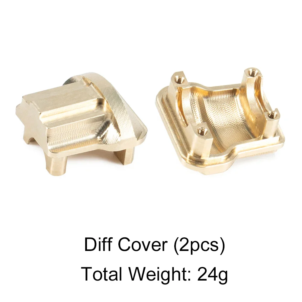 2Pcs Black Brass Steering Knuckle Weight For TRX4M 1/18 RC Crawler - 22g Upgrade Parts - View #12