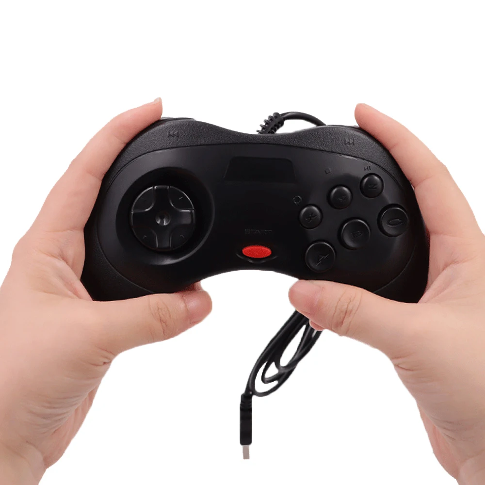 ο USB   е 6 ư  Ʈѷ JoyPad Joystick For Sega for Saturn ý Ÿ Mac  PC 