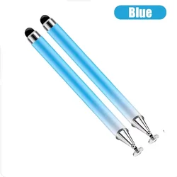 Universal 2 - in - 1 Stylus Pen for Capacitive Touch Screens (2pcs BLUE)
