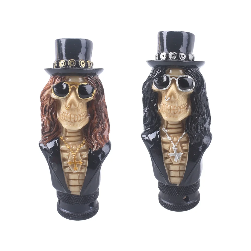 

YOMI Skull Shape Head shift knob Car Accessories Decoration Car Manual Gear Stick Shifter Lever Knob gear shift knob