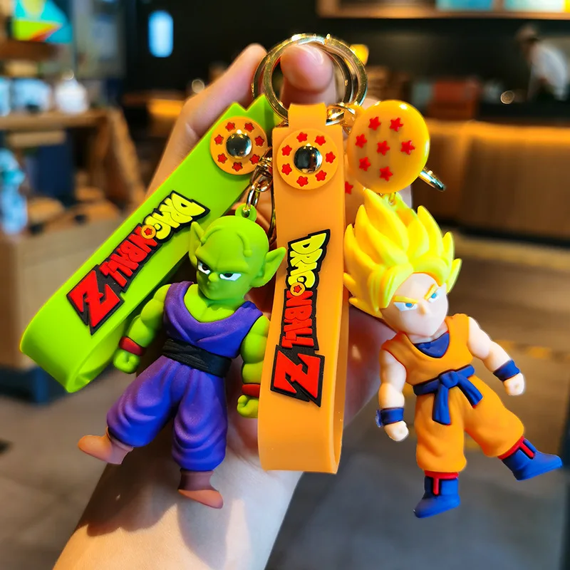Pack De 4 Llaveros 3D De Dragon Ball – Esferas De Resina Acrílica Con Efecto Realista, Regalo Ideal Para Fans Del Anime Y Coleccionistas (Diámetro 35 Mm)