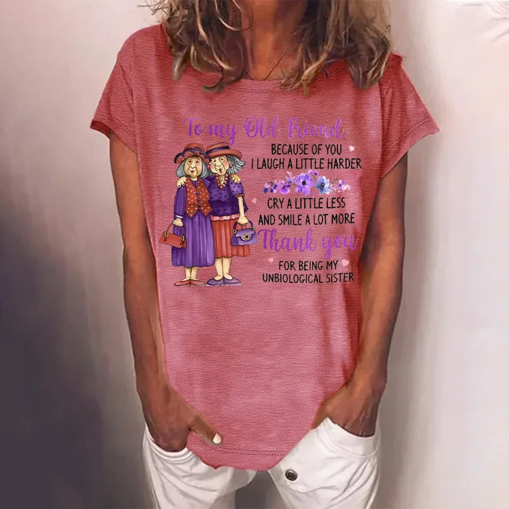 

Vintage Women's T-shirts 3D Print Casual Short Sleeves Top Tees Summer Fashion Streetwear Loose Y2k Women Clothing Pullover